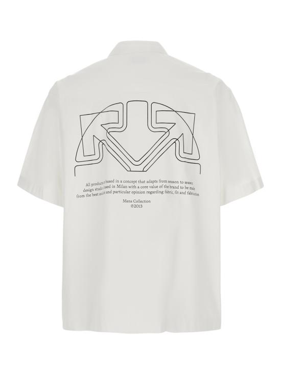 26FW 오프화이트 반팔 셔츠 44MGG01PF26F00210100 White - OFF WHITE