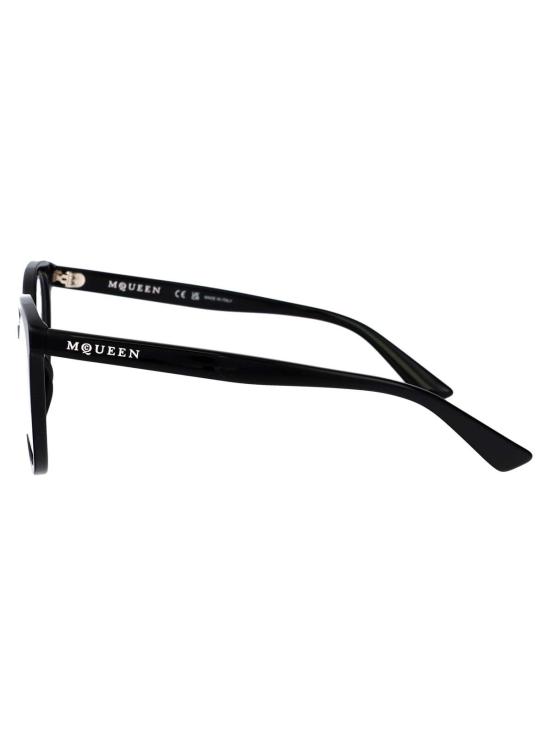  알렉산더 맥퀸 안경 AM0540 O 선글라스 블랙/블랙/투명 - ALEXANDER MCQUEEN