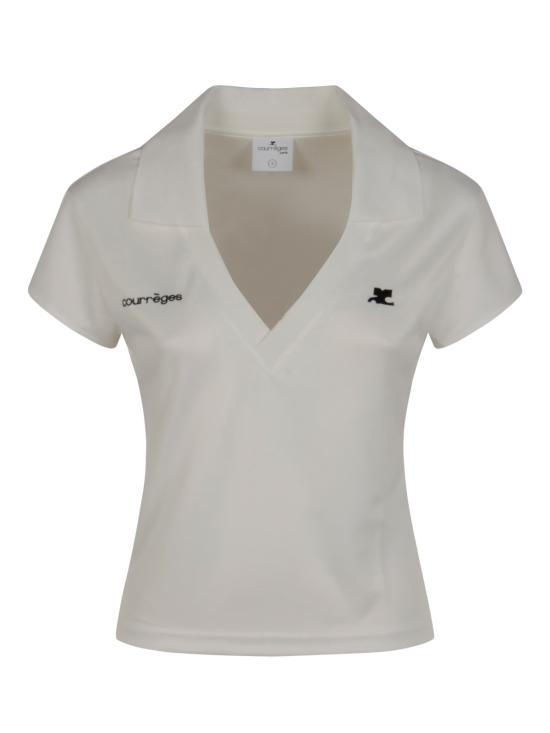 26SS 쿠레쥬 폴로 티셔츠 126JPO057JS0195 B166 WHITE