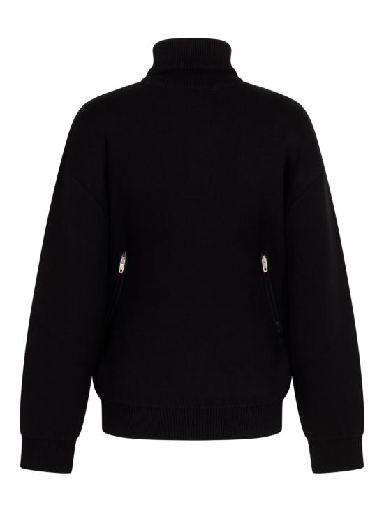 25FW 발렌시아가 백투프론트 터틀넥 스웨터 848840 T34211000 Black - BALENCIAGA
