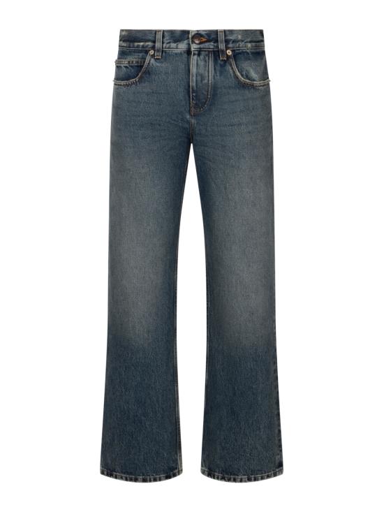 26SS 발렌시아가 레귤러 핏 진 872170 TUW584129 DIRTY VINTAGE BLUE