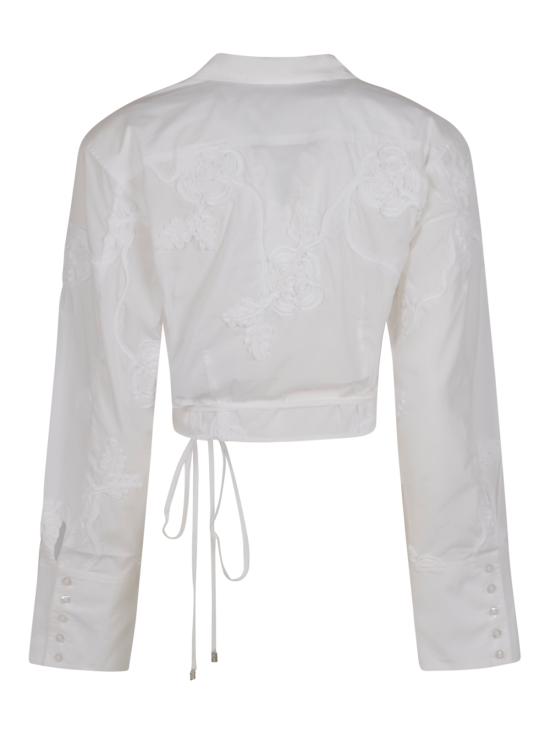 25FW 로테이트 블라우스 114546400 BCR533400 WHITE - ROTATE