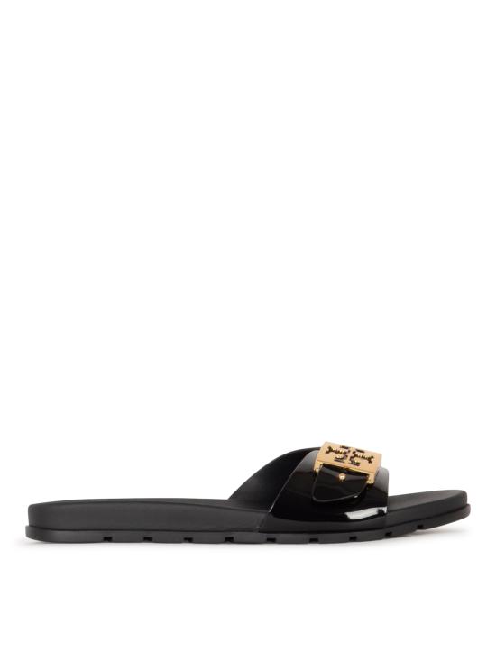 26FW 토리버치 버클 슬라이드 157872 001 PERFECT BLACK GOLD