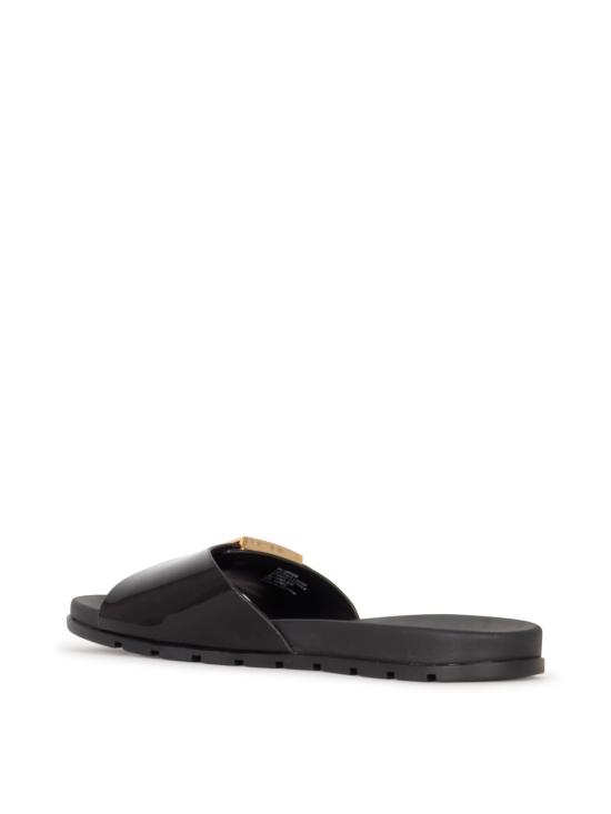 26FW 토리버치 버클 슬라이드 157872 001 PERFECT BLACK GOLD - TORY BURCH