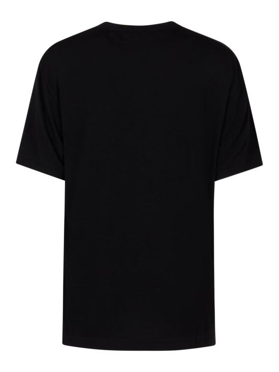 26FW 조르지오 아르마니 반팔 티셔츠 6GST56 SJP4ZUC99 Black - GIORGIO ARMANI