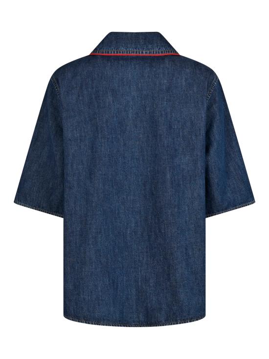 26FW 발렌티노 가라바니 셔츠 9B3DB03R9YA 528 DENIM SCURO - VALENTINO GARAVANI