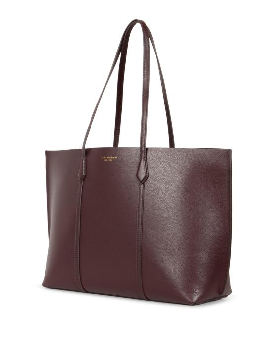 26FW 토리버치 레더 페리 토트백 169476 500 Dark Carmine - TORY BURCH