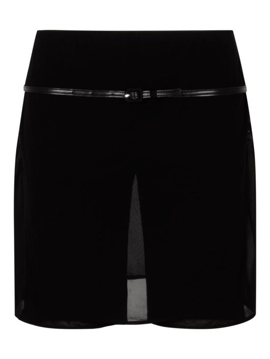 26SS 쿠레쥬 숏 스커트 226JJU359JS0219 9999 Black - COURREGES