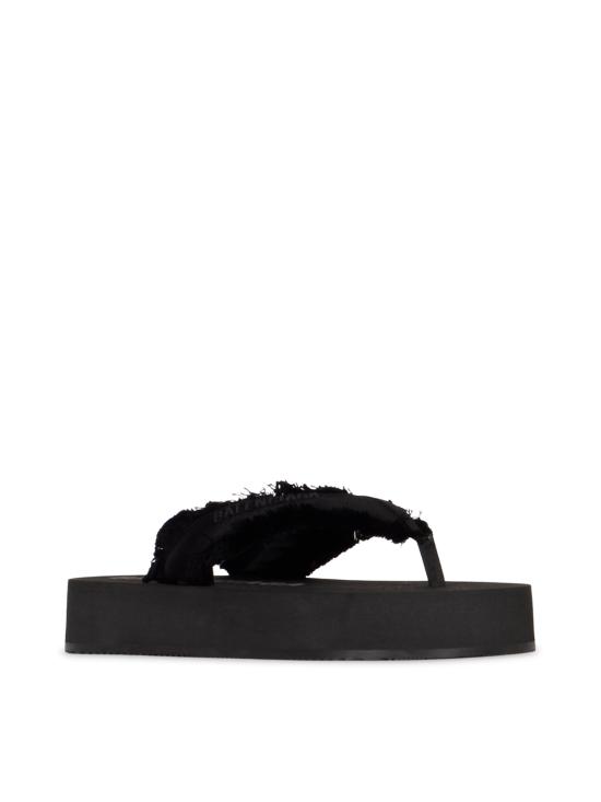 26SS 발렌시아가 제트 랙 통 슬라이드 870111 W0WM01000 BLACK - BALENCIAGA