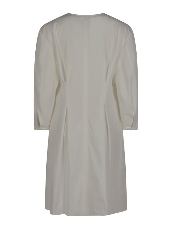 26SS 토템 미디 원피스 262WRD0336 FB0490047 White - TOTEME