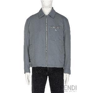 26SS 펜디 개버딘 블루종 FW1393 AUVIF0DUC CENERE - FENDI