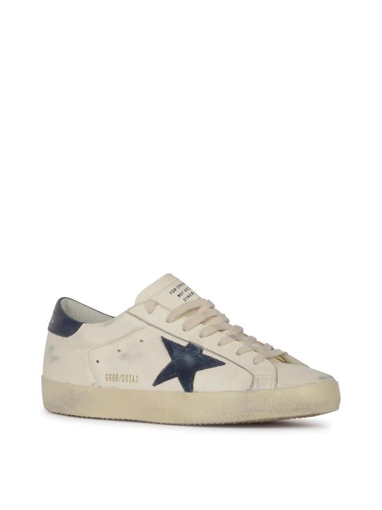26FW 골든구스 슈퍼스타 스니커즈 GMF00101 F00416415430 BEIGE NIGHT BLUE - GOLDEN GOOSE