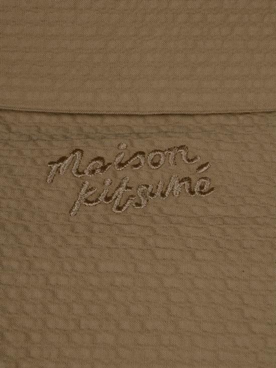 26SS 메종키츠네 반팔 셔츠 QM00407WC5082 0429 ROASTED ALMOND - MAISON KITSUNE