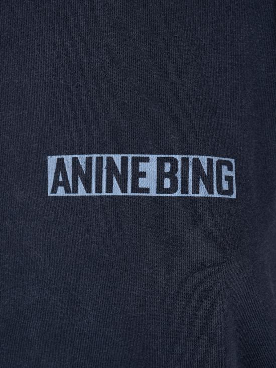 26FW 애니빙 반팔 티셔츠 A0812312 WBL1 BLACK - ANINE BING
