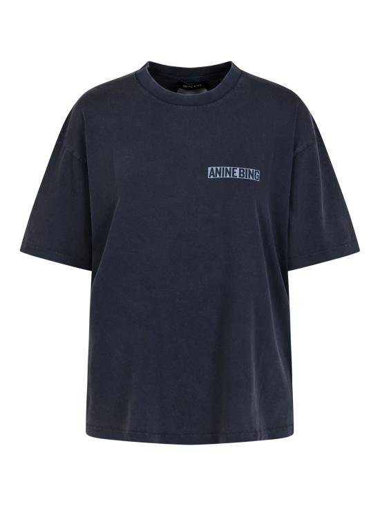26FW 애니빙 반팔 티셔츠 A0812312 WBL1 BLACK - ANINE BING