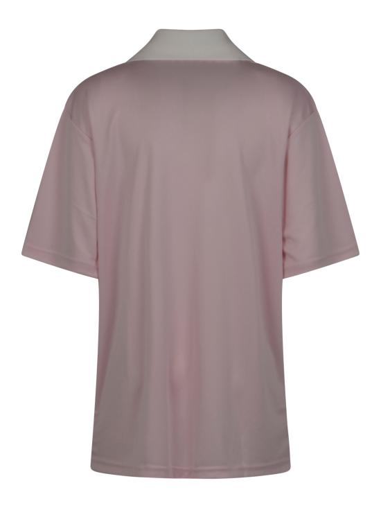 26SS 쿠레쥬 폴로 티셔츠 126JPO059JS0195 B218 LIGHT PINK HERITAGE WHITE - COURREGES