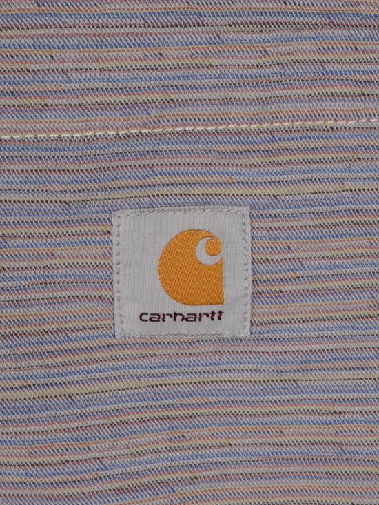 25FW 칼하트 WIP 반팔 셔츠 I035569 30G02 Gellar Stripe Multicolor rins - CARHARTT WIP