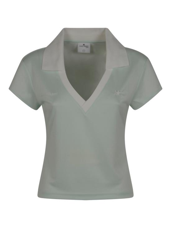 26SS 쿠레쥬 폴로 티셔츠 126JPO057JS0195 B216 LIGHT MINT HERITAGE WHITE