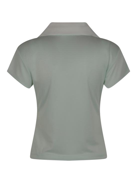 26SS 쿠레쥬 폴로 티셔츠 126JPO057JS0195 B216 LIGHT MINT HERITAGE WHITE - COURREGES