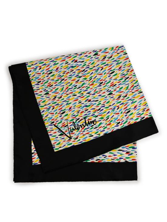 26FW 발렌티노 가라바니 머플러/스카프 9W2EI114AUK 3B5 VANIGLIA MULTICOLOR NERO