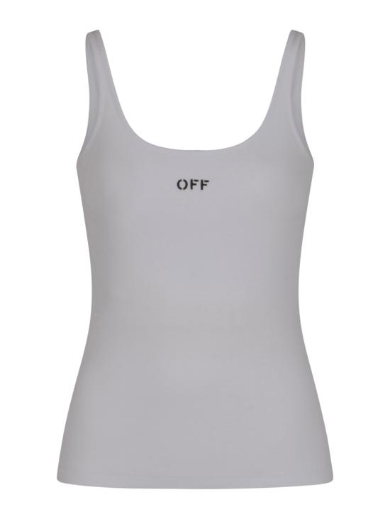 25FW 오프화이트 민소매 티셔츠 OWAD072C99 JER0020110 White