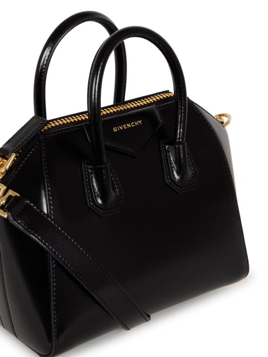 26FW 지방시 레더 미니 안티고나 토트백 BB5148B2AT 001 001 BLACK - GIVENCHY
