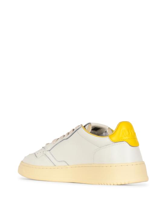 26FW 오트리 메달리스트 로우 스니커즈 AULM ML07 MATCH LEAT WHT SLICKER - AUTRY