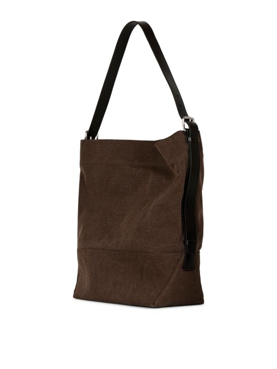 26FW 르메르 코튼 타이 다이 벨티드 토트백 BG0153 LF1697BR490 DARK CHOCOLATE - LEMAIRE