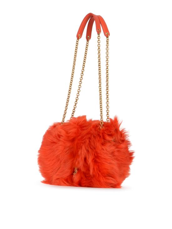 25FW 생로랑 퍼 제이미 4.3 미니 숄더백 838237 HAAMN7223 ORANGE - SAINT LAURENT