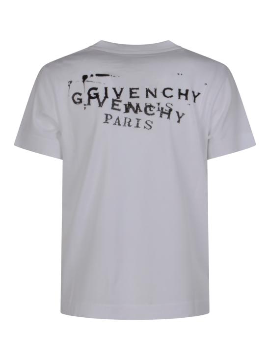 26SS 지방시 반팔 티셔츠 BW70FJP7A7 100 WHITE - GIVENCHY