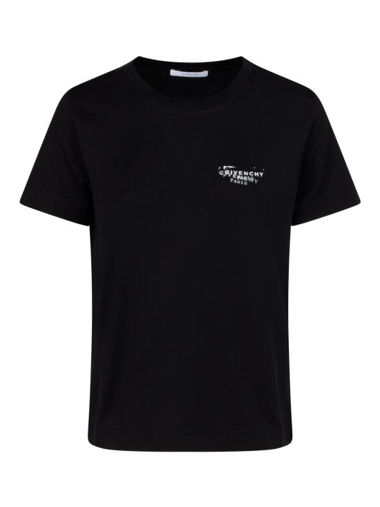 26SS 지방시 반팔 티셔츠 BW70FJP7A7 001 BLACK