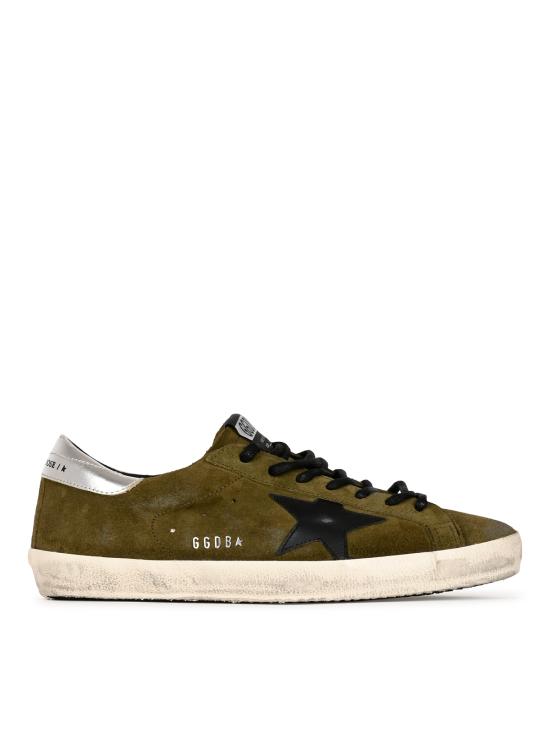 26FW 골든구스 슈퍼스타 스니커즈 GMF00101 F00869736102 DARK GREEN BLACK SILVER - GOLDEN GOOSE