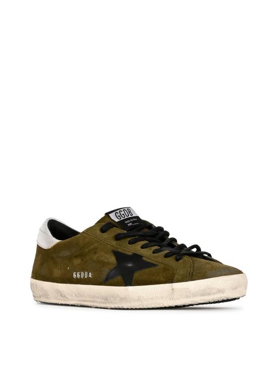 26FW 골든구스 슈퍼스타 스니커즈 GMF00101 F00869736102 DARK GREEN BLACK SILVER - GOLDEN GOOSE