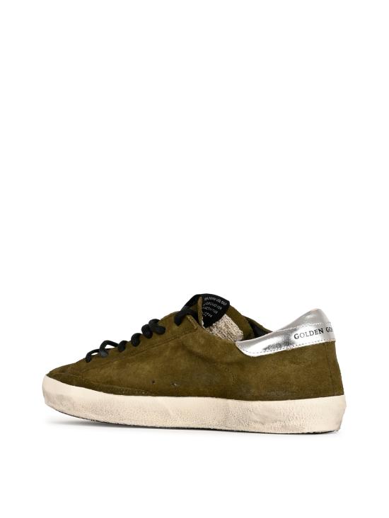 26FW 골든구스 슈퍼스타 스니커즈 GMF00101 F00869736102 DARK GREEN BLACK SILVER - GOLDEN GOOSE