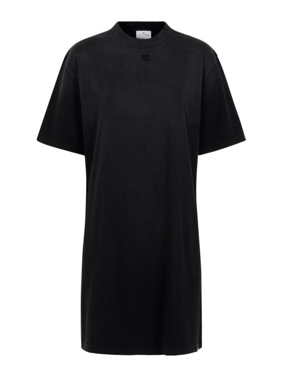 26SS 쿠레쥬 미디 원피스 126JRO801JS0273 9999 Black - COURREGES