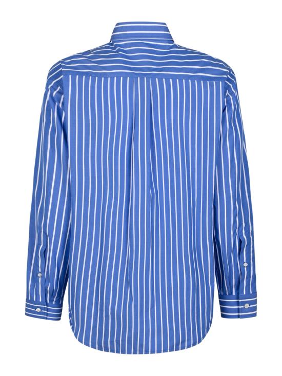 26FW 발렌시아가 긴팔 셔츠 A001ZI TUM314640 Blue white - BALENCIAGA