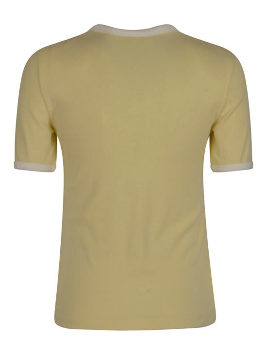 26FW 쿠레쥬 반팔 티셔츠 826JTS017JS0203 B272 JAUNE CLAIR HERITAGE WHIT - COURREGES