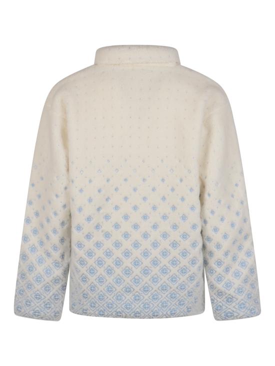 25FW 카사블랑카 긴팔 티셔츠 MAW25JK452 01 White - CASABLANCA