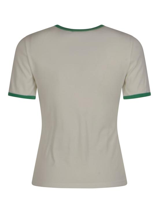 26FW 쿠레쥬 반팔 티셔츠 826JTS017JS0203 B271 HERITAGE WHITE VERT - COURREGES