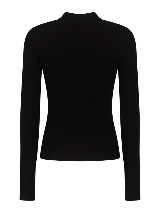 26FW 쿠레쥬 폴로 티셔츠 326MPO072FI0001 9999 BLACK - COURREGES