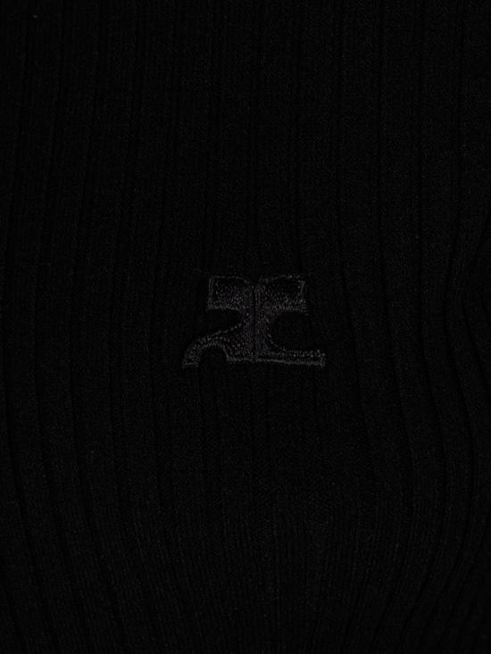 26FW 쿠레쥬 폴로 티셔츠 326MPO072FI0001 9999 BLACK - COURREGES