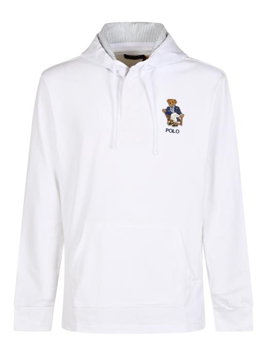 26FW 폴로 랄프로렌 긴팔 티셔츠 710B18549 001 NEWPORT BEAR WHITE - POLO RALPH LAUREN