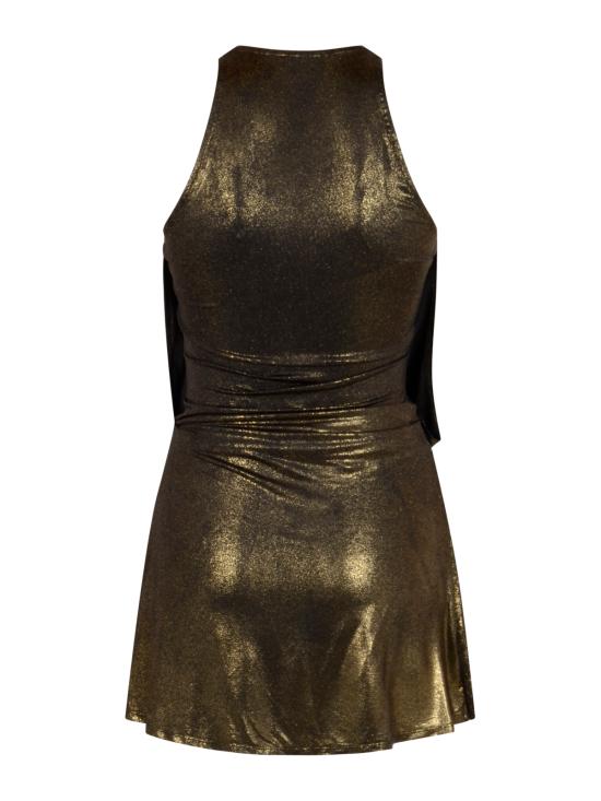25FW 디젤 미디 원피스 A18560 0NKCU9AW GOLDEN - DIESEL