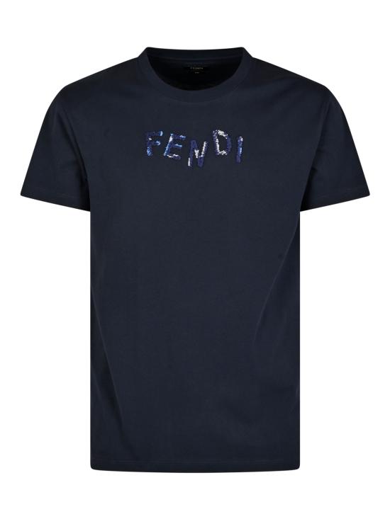 26FW 펜디 반팔 티셔츠 FY1319 AUOBF0PTH BLU DARK