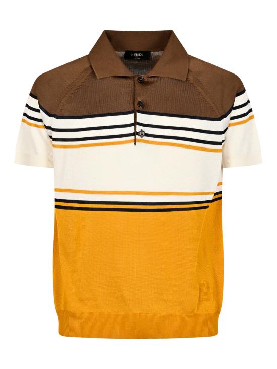 26FW 펜디 폴로 티셔츠 FZC173 AWZ5F1X35 MOKA GIRASOLE - FENDI