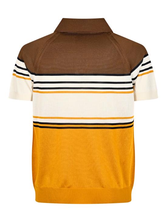 26FW 펜디 폴로 티셔츠 FZC173 AWZ5F1X35 MOKA GIRASOLE - FENDI