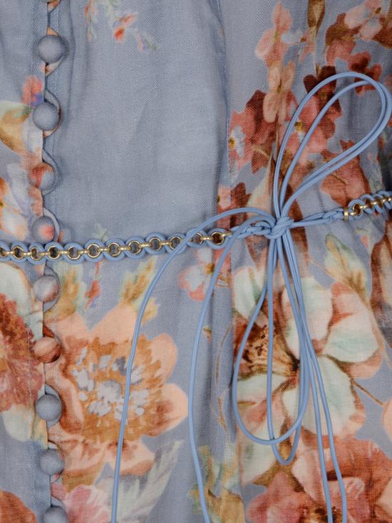 26SS 짐머만 미디 원피스 2354DRS261 CFLR CHAMBRAY FLORAL - ZIMMERMANN