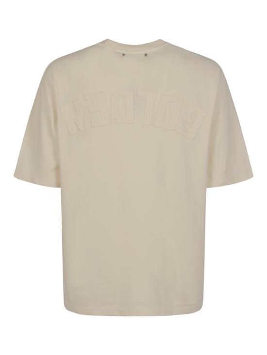 26FW 골든구스 반팔 티셔츠 GUP01873 P00157611560 HERITAGE WHITE - GOLDEN GOOSE