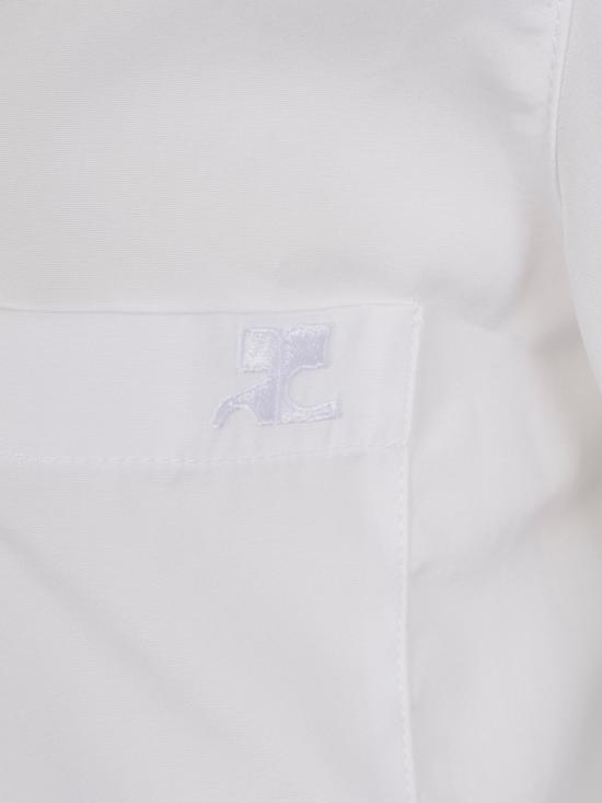 25FW 쿠레쥬 셔츠 325CCH100CO0080 0010 WHITE - COURREGES