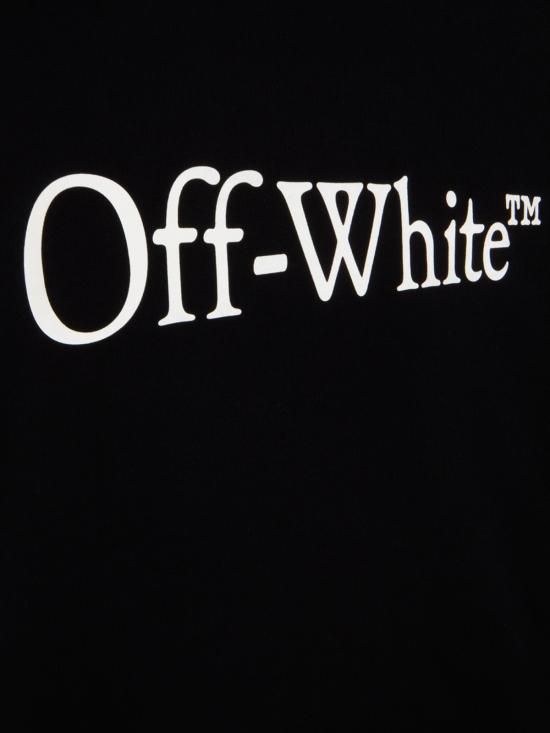 25FW 오프화이트 런 애로우 스케이트 크루넥 스웨트셔츠 OMBA054F25 FLE0051001 BLACK WHITE - OFF WHITE